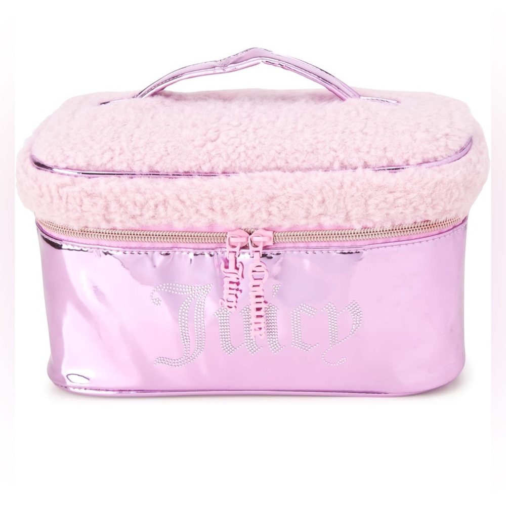 Juicy Couture Pink Metallic Train Case